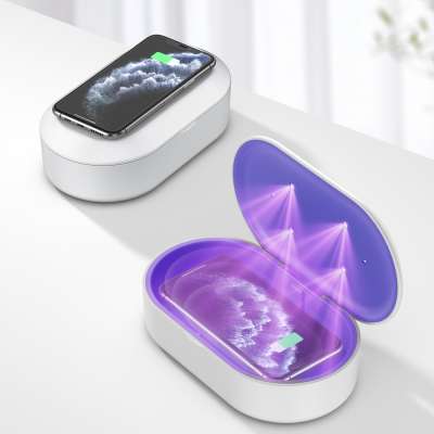 Portable Mobile Phone Wireless Charging UV Sterilizer Wireless Charger Box