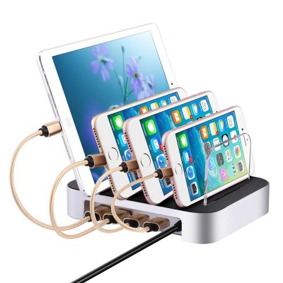 Creative Mobile Phone Charging Stand Smart Phone Fast Charging Base Universal Multi-port Usb Charger Stand